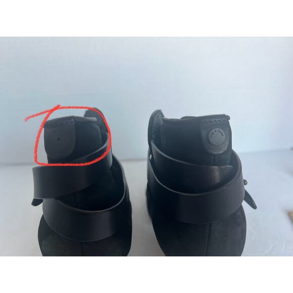 Rag & Bone Black Suede Leather Almond Toe Ankle Bootie Boots Block Heel Sz 11 - Picture 11 of 11